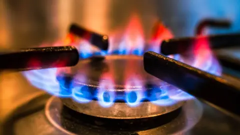 Getty Images A flame on a gas cooker