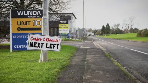 Nick Hartley/BBC Bridgend Industrial Estate
