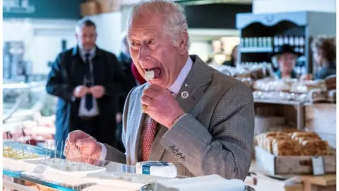 Reuters Prince Charles tasting cheese