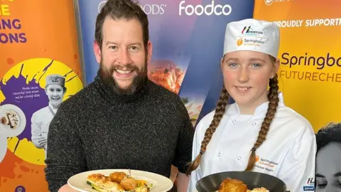 @SBFutureChef Kristen with Dungannon chef James Devine