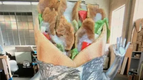 Government of Alberta Auction image of the donair costume