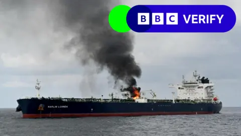 Reuters The Marlin Luanda ship on fire in the Gulf of Aden