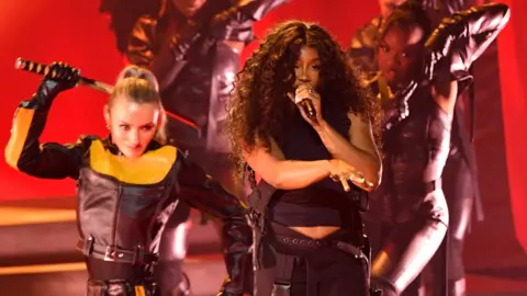 Getty Images SZA at the Grammys