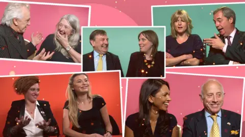 Images of all the couples taking part in the election first dates series