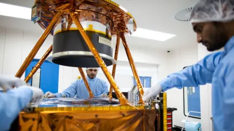 MBRSC Engineers work on the UAE Mars probe