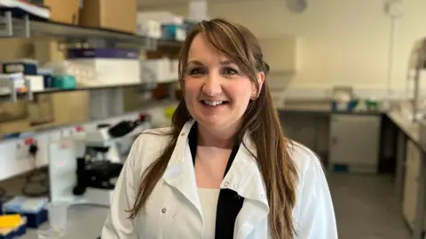 Nathan Turvey/BBC Dr Kate Foley, a Consultant Haematologist at York Hospital