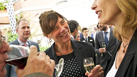 Courtesy of Kerstin Duhme Duhme’s days often end with dinner or cocktails with clients. (Credit: Courtesy of Kerstin Duhme)