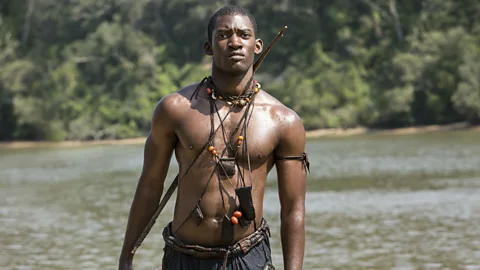History In the new Roots, Malachi Kirby plays Kunta Kinte, a Mandinka man kidnapped by slavers in the 1750s, a role originally taken by by LeVar Burton (Credit: History)