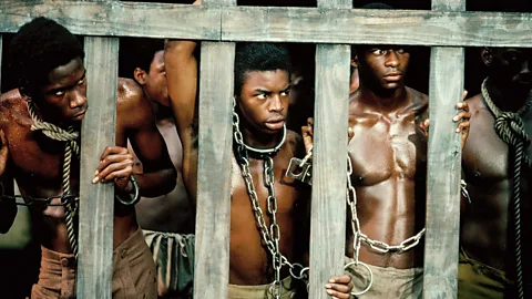 ABC The last episode of Roots was watched by around 100 million viewers in the US, and it is estimated that 85% of all US households with TVs watched the series (Credit: ABC)