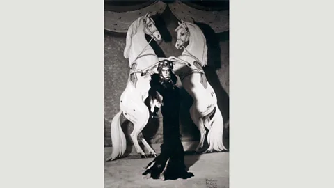 Alamy Casati made her final appearance at the Beaumont Ball in Paris in 1935; she was dressed as the Empress Elizabeth of Austria, and was photographed by Man Ray (Credit: Alamy)