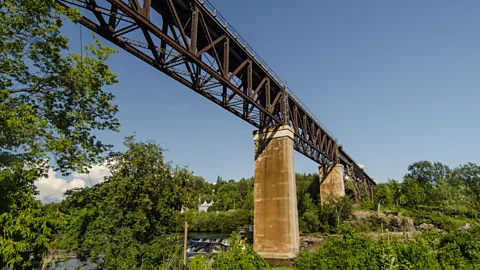 Sarah Hewitt Depot Harbour, Ontario, Canada, bridge
