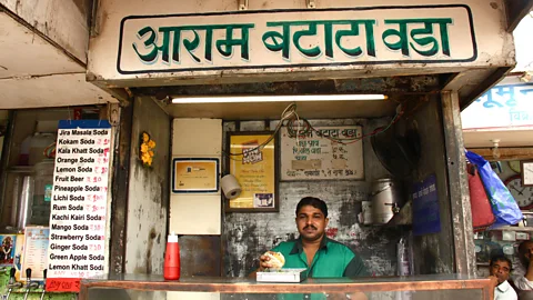 Charukesi Ramadurai Every vendor claims to have a secret recipe or a special ingredient that makes his vada pav unique (Credit: Charukesi Ramadurai)
