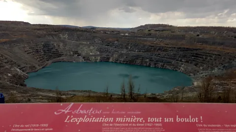 Lorcan Archer The disused Jeffrey Mine has now become a tourist attraction, with its own dedicated observation post  (Credit: Lorcan Archer)
