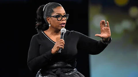 Getty Images Oprah Winfrey offered a hopeful narrative that people liked to hear, Cederström says (Credit: Getty Images)