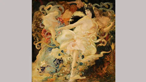 Getty Images Mariano Fortuny’s Parsifal: The Flower Maidens, 1896, is among the many works of art to be found at the Palazzo Fortuny (Credit: Getty Images)