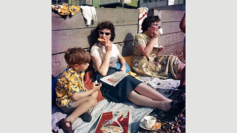 Raymond C Lawson/ Turner Contemporary Down to the Beach, 1959, is among the photographs displayed at the Turner Contemporary exhibition (Credit: Raymond C Lawson/ Turner Contemporary)