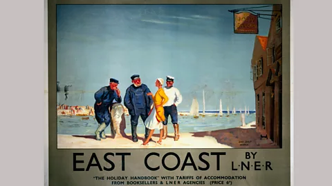 Getty Images Fishermen's garb started to influence seaside style in the first half of the 20th Century (Credit: Getty Images)