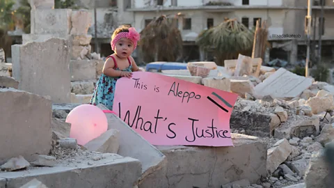 ITN For Sama is addressed to Waad Al-Kateab’s young daughter – an innocent counterpoint to the mayhem of the Syrian civil war (Credit: ITN)