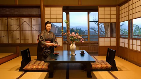 Getty Images Ryokan are traditional Japanese inns known for their outstanding service, food and beauty. Some modern hotels in Japan say they still take cues from ryokan (Credit: Getty Images)