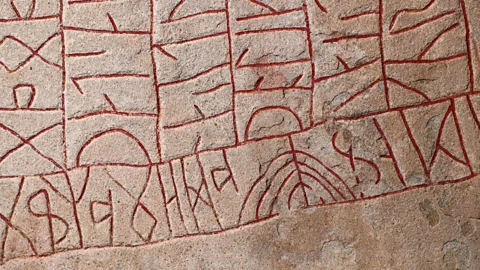 Getty The shape of an alphabet – like the harsh downward scratches of a script like Runic – can tell us more about their culture than even a spoken language (Credit: Getty)