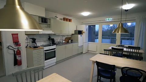 Benoit Derrier Tenants at Sällbo have access to multiple “togetherness” areas designed to promote their interactions with others (Credit: Benoit Derrier)