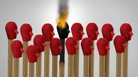 File image of a burning match