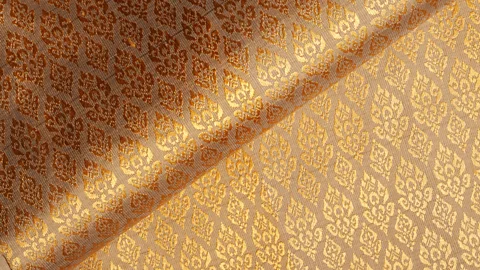 Golden Silk Pheach Making Ikat or brocade it a labour-intensive process that  can take up to three years (Credit: Golden Silk Pheach)