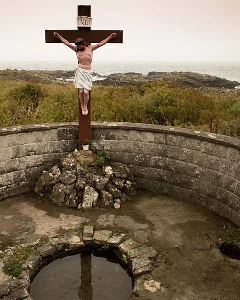 Phoebe Smith The ancient holy well where St Patrick baptised his first converts is one of the stops on the route (Credit: Phoebe Smith)