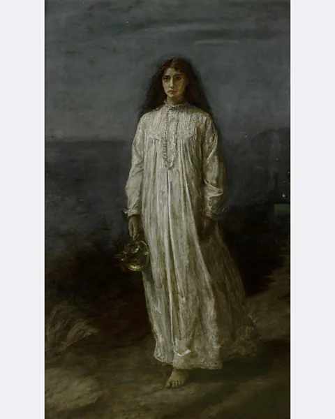 Alamy There is a phantom-like quality to John Everett Millais' The Somnambulist (1871) (Credit: Alamy)