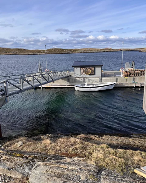Laura Hall All food and other supplies must be brought in by boat, and the island is regularly cut off during bad weather or high winds (Credit: Laura Hall)