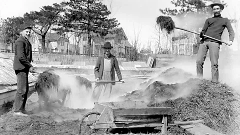 Getty Images Before the rise of garden centres, most people made their own compost (Credit: Getty Images)