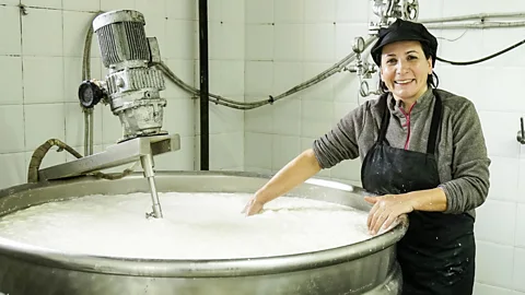 Marina Pascucci La Caciosteria di Casa Lawrence in Picinisco makes artisanal pecorino (Credit: Marina Pascucci)