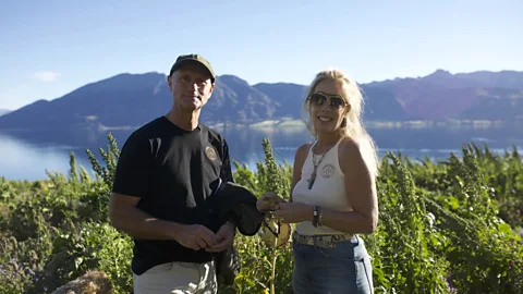 Lake Hāwea Station Geoff and Justine Ross run Lake Hāwea Station in New Zealand with their children (Credit: Lake Hāwea Station)