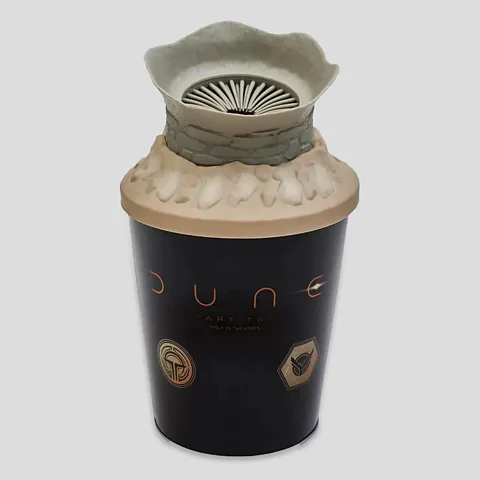 AMC Videos featuring The Dune: Part Two popcorn bucket are getting millions of views on social media (Credit: AMC)