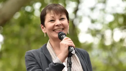 Getty Images Caroline Lucas, MP for Brighton Pavillion