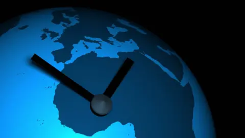 Getty Images Earth as a clock