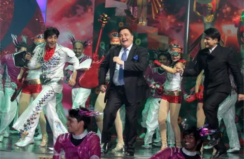 Getty Images Rishi Kapoor dancing
