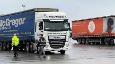 BBC The truck stop