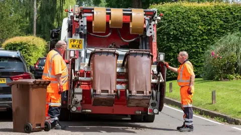 Getty Images A bin collection lorry